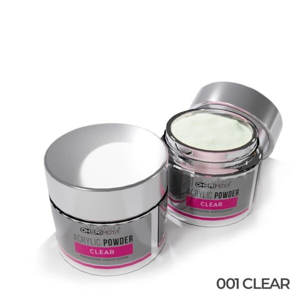 Producto - Polvo Acrílico 001 Clear 30gr