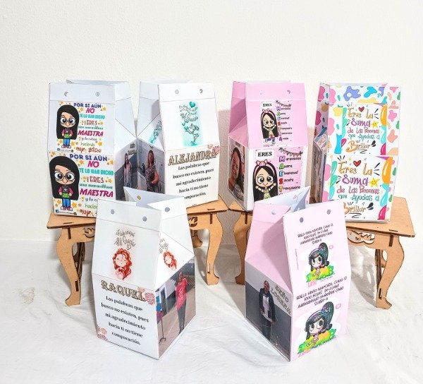 Producto - Milkbox maestra jardinera graduación personalizado