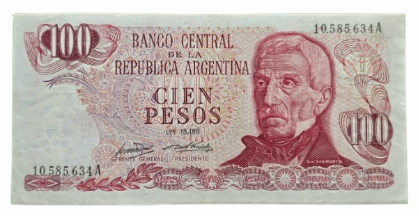 Producto - 100 Pesos Ley 18.188 (Alonso - Fernández) Bott.2383 VF