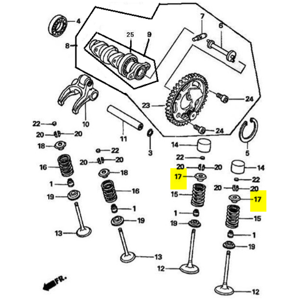 Producto - 317 - Reten resorte válvula de admisión