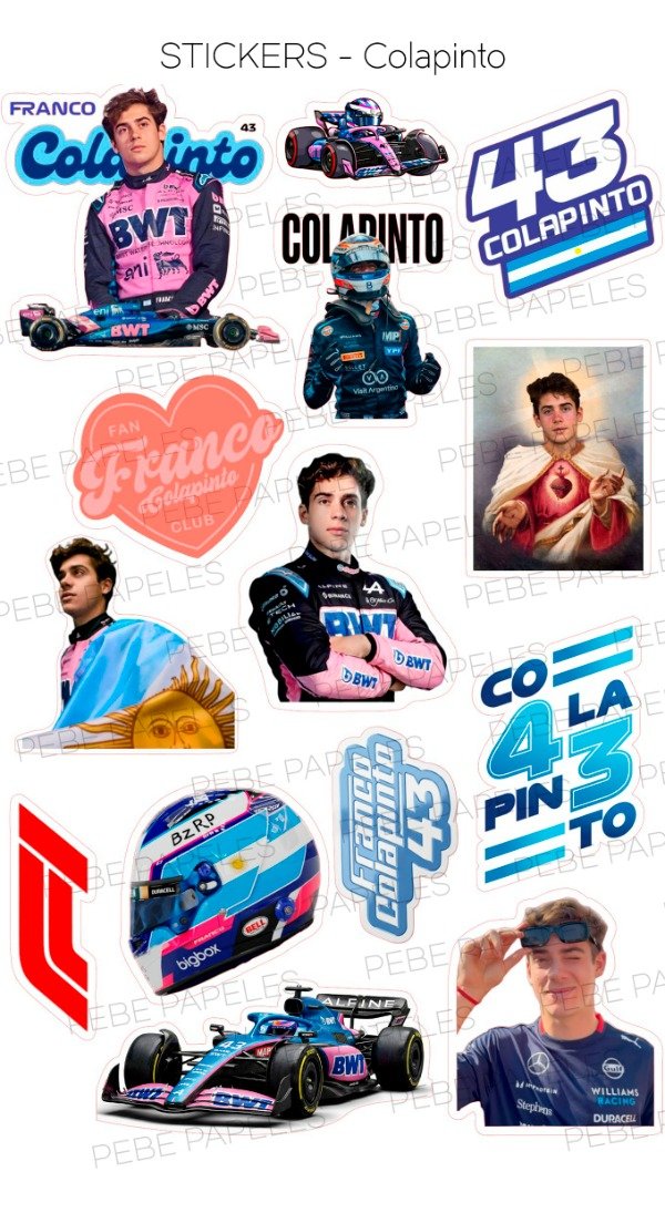 Producto - Stickers Colapinto