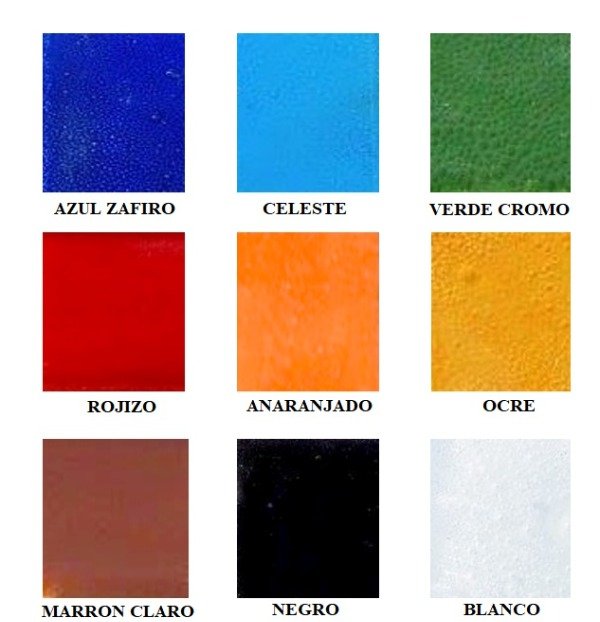 Producto - Esmaltes sin plomo kit 9 x 50 gr c/u