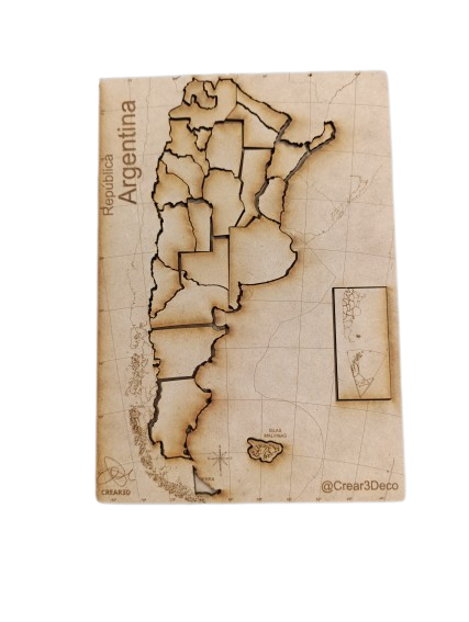 Producto - Rompecabezas de Argentina para pintar - 1