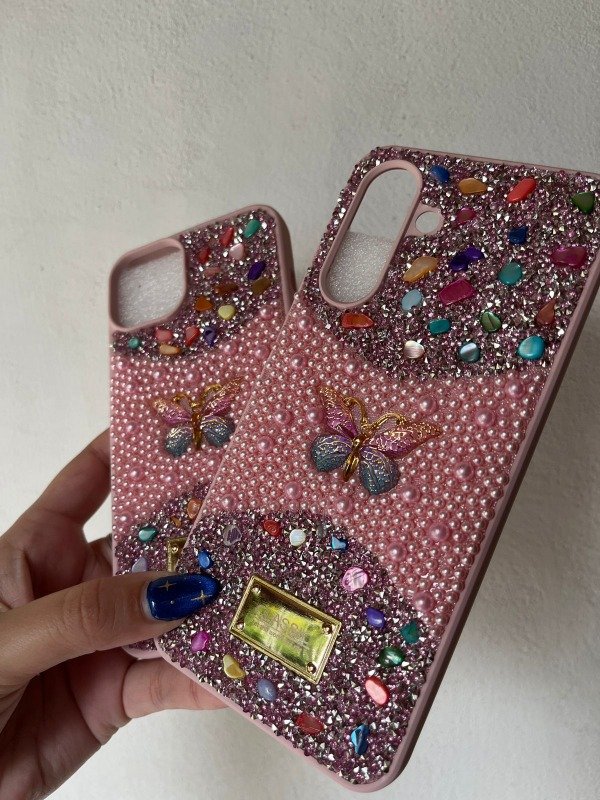 Producto - Funda Pearl shine rosa (cliquear modelo)