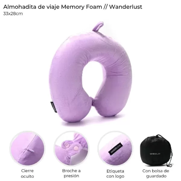 Producto - CUELLITO DE VIAJE LAVANDA