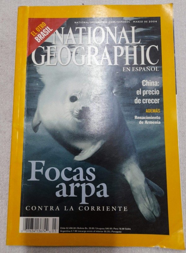 Producto - Revista National Geographic - Vol 14 Num 3 - Focas Arpa contra la corriente