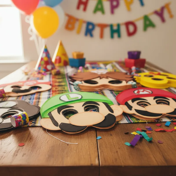 Producto - ANTIFACES DE GOMA EVA MARIO BROSS