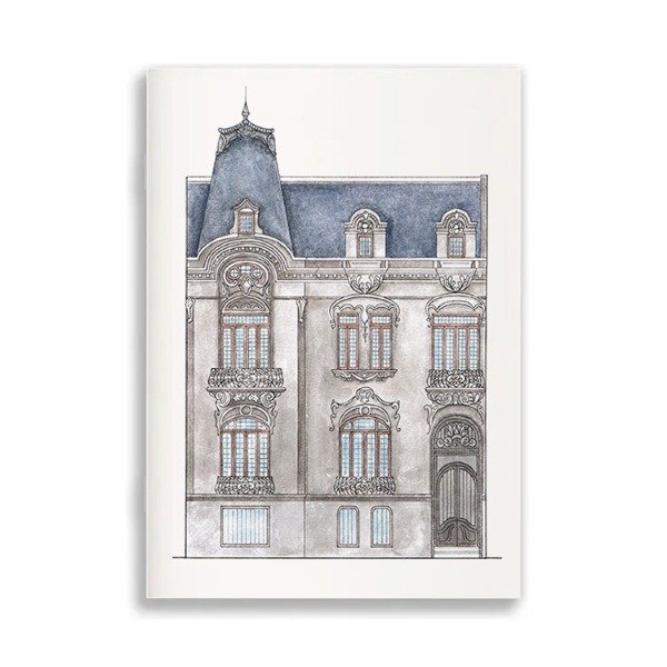 Producto - Libreta A6 Casita #3 - Av Alvear