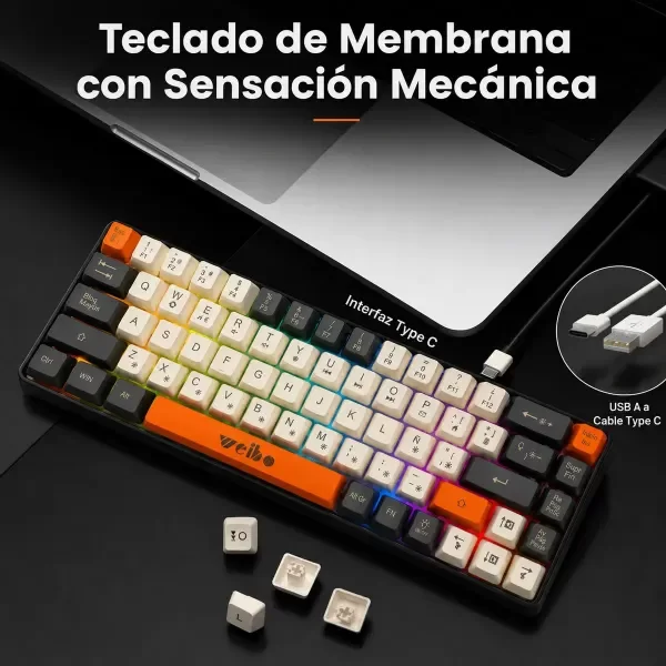 Producto - Teclado Weibo Wb-333 Compacto Gamer - 7