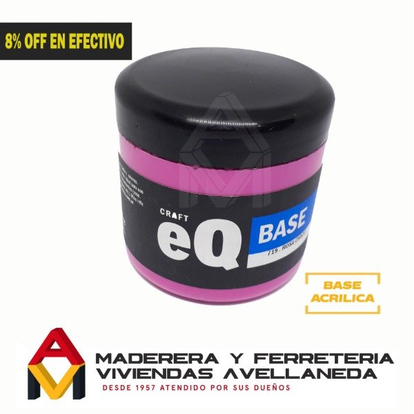Producto - Base acrílica ROSA CHICLE EQ ARTE 200cc