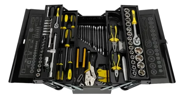 Producto - Caja de Herramientas Metalica Fuelle - 85 Pzs