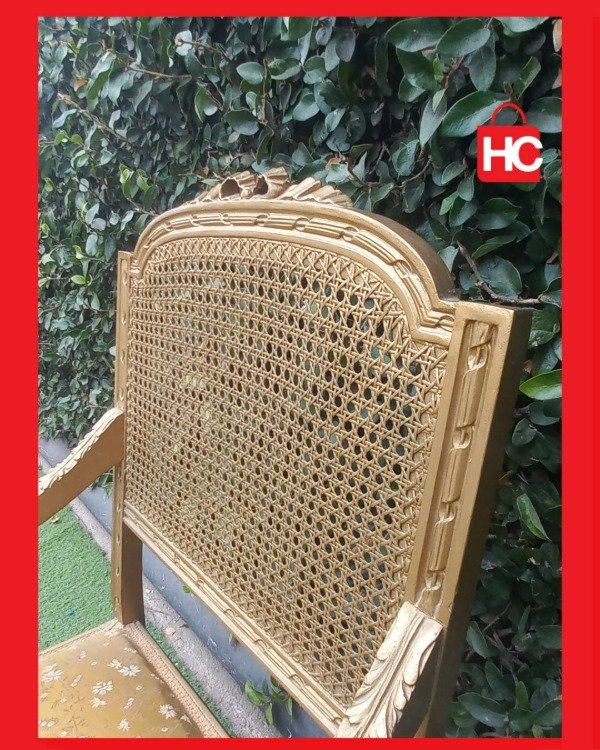 Producto - Juego de comedor antiguo estilo Luis XVI (4 sillas + 2 sillones de cabecera) - 9
