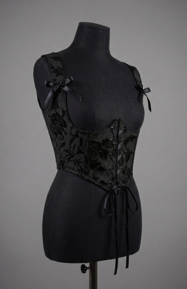 Producto - Corset Bajo Busto Negro