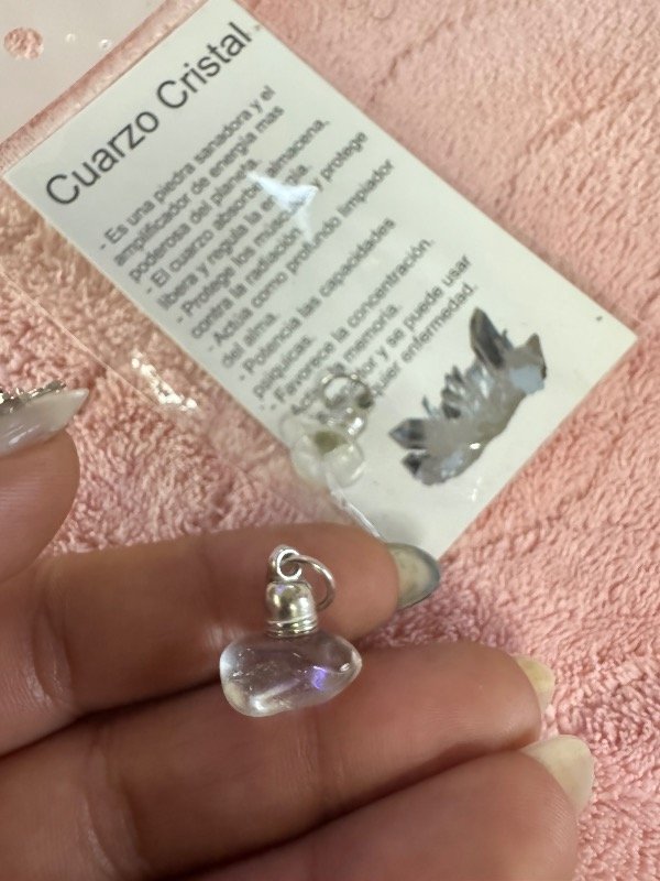 Producto - Dije Cuarzo Cristal