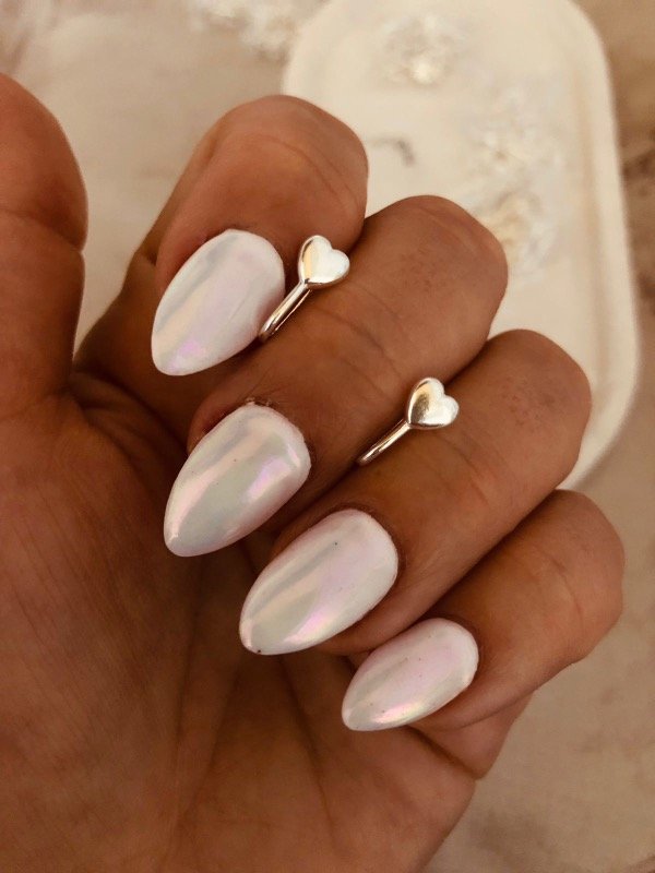 Producto - Cuff Love inflado x Par plata