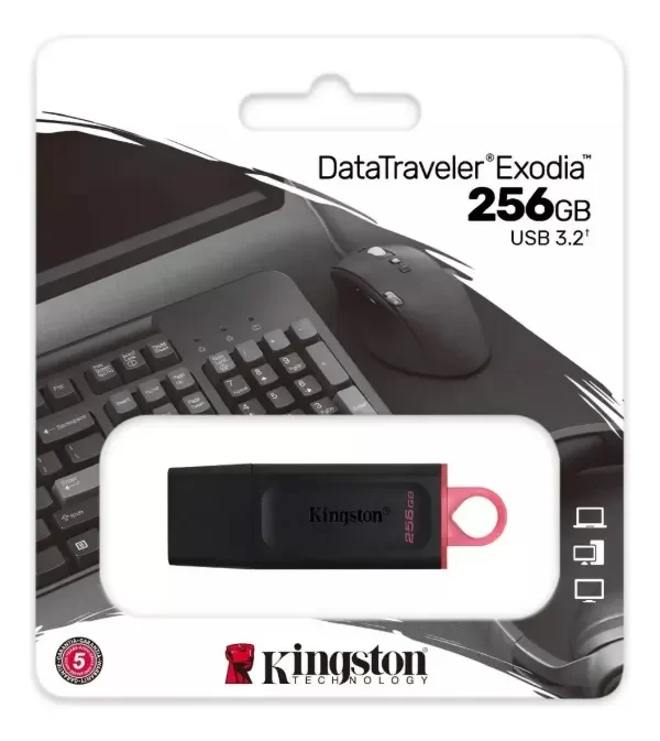 Producto - Memoria USB 3.2 de alta Velocidad kingston DataTraveler DTX/256GB