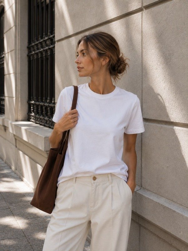 Producto - Remera Jazmin / Blanca