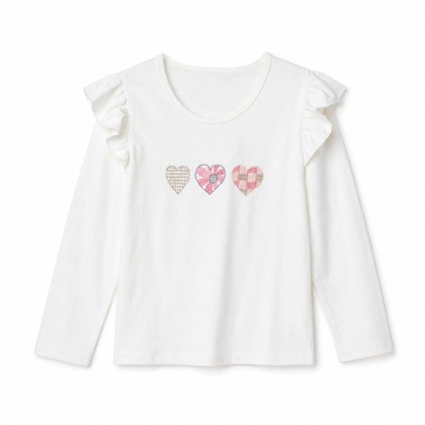 Producto - Remera Natural Corazones