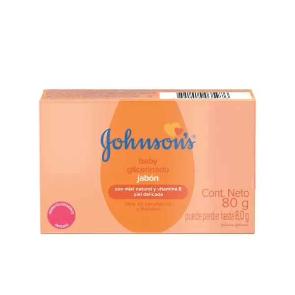 Producto - Johnsons Baby Jabón glicerina x80g