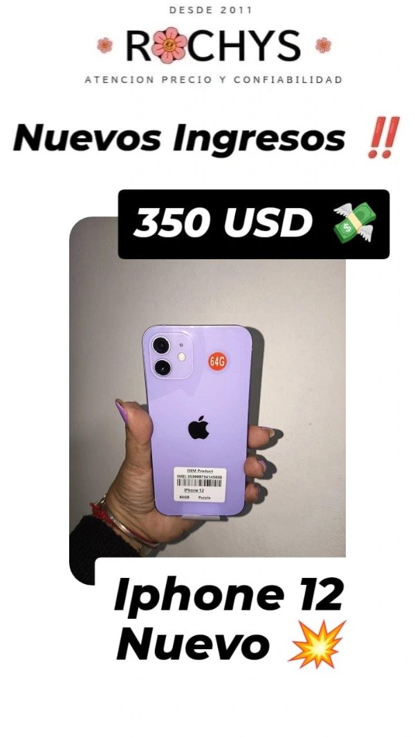Producto - IPHONE 12 NUEVO SIN CAJA