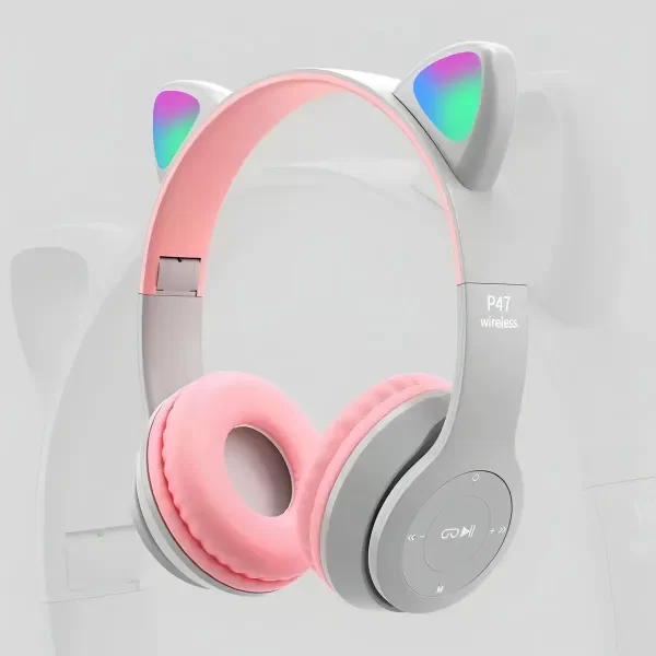 Producto - Auriculares Bluetooth Inalámbricos P47m Orejas de Gato