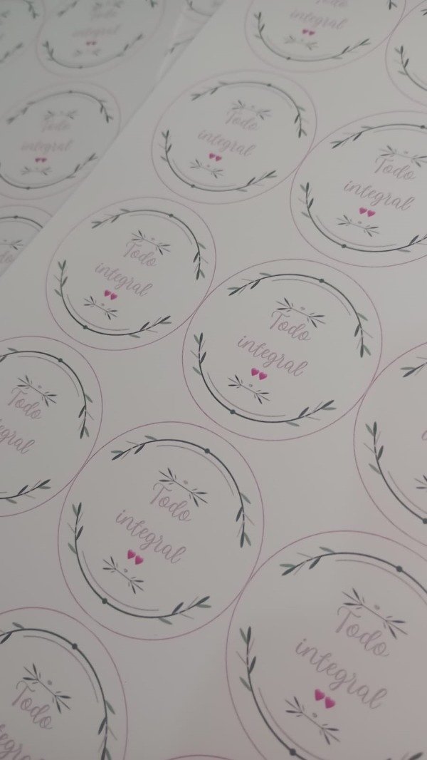 Producto - Plancha de stickers sin cortar