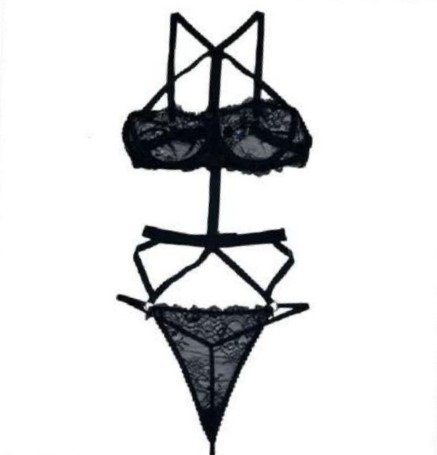 Producto - Body arnés negro - Very Sexy