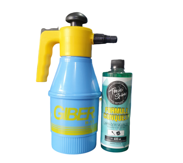 Producto - Kit de lavado Giber + Limpiador multiuso 600ml Toxic Shine