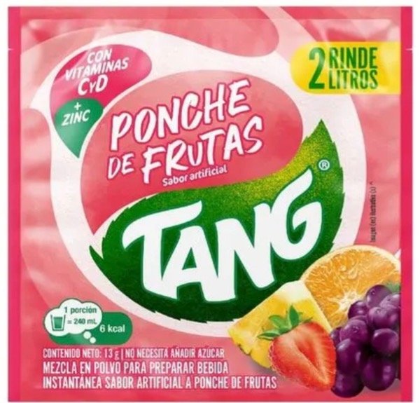 Producto - Jugo Tang PONCHE DE FRUTAS  un sobre 13gr