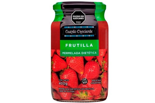 Producto - Mermelada Diet Frutilla x 400g CUARTO CRECIENTE