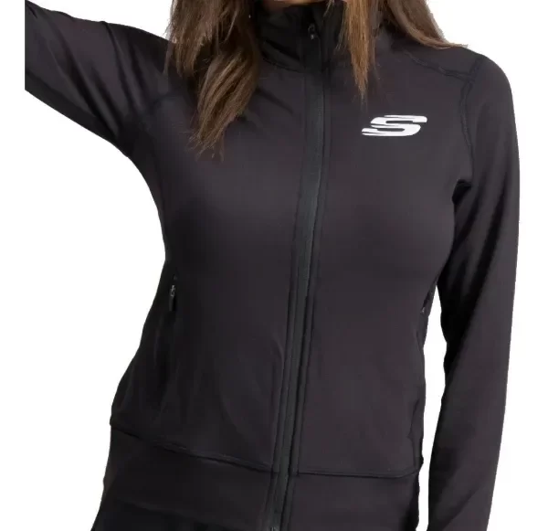 Producto - Campera Skechers Mujer Deportiva Fitness Basica Entallada