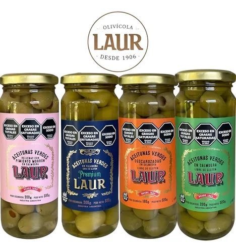 Producto - Aceitunas LAUR - 4 Variedades - 200 gr