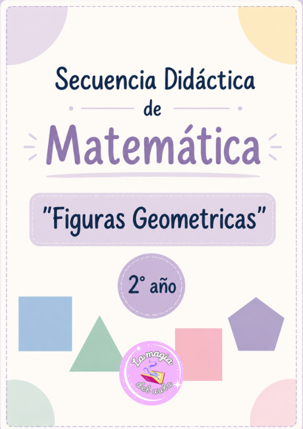 Producto - Secuencia didáctica "Figuras geométricas" 2do año