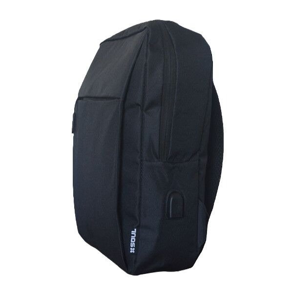 Producto - Mochila Soul S01 Diseño urbano con puerto USB GRIS O NEGRO