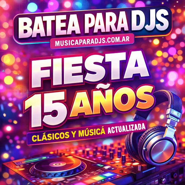 Producto - BATEA PARA DJS FIESTA 15 AÑOS