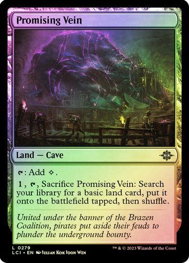 Producto - Promising Vein Foil  Lost Caverns of Ixalan