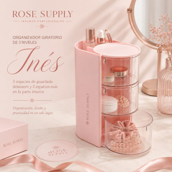 Producto - Organizador giratorio de 3 niveles "Ines"
