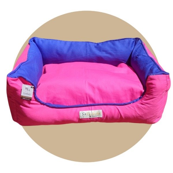 Producto - Moises Rectangular Desmontable Lona lisa Fucsia Medium