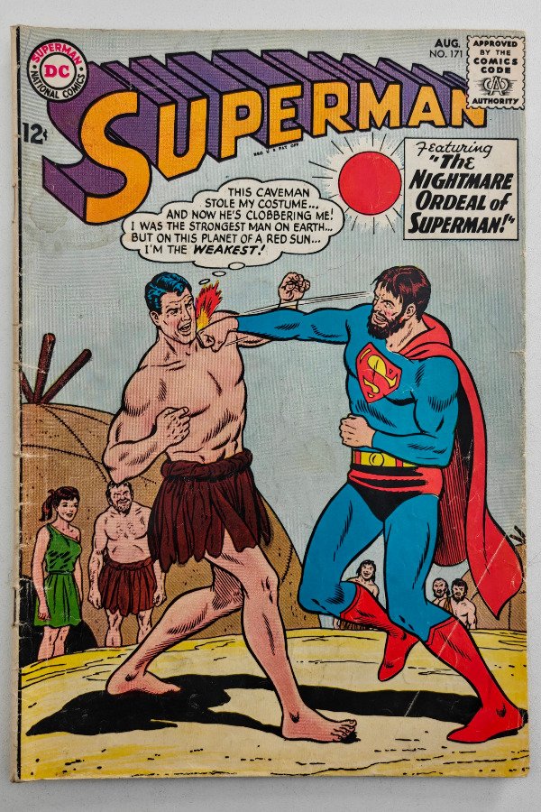 Producto - Superman #171 (1964) - Issue de la Silver Age con 3 historias típicas de esa era