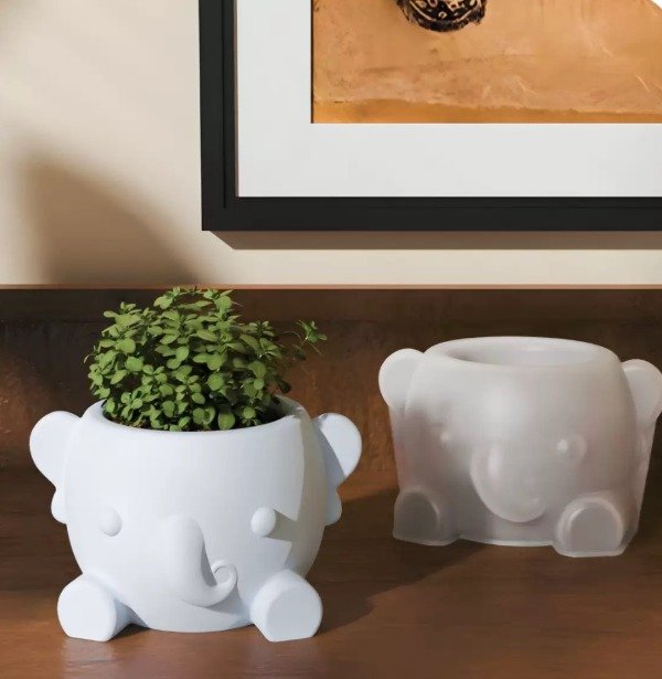 Producto - Molde maceta elefante grande