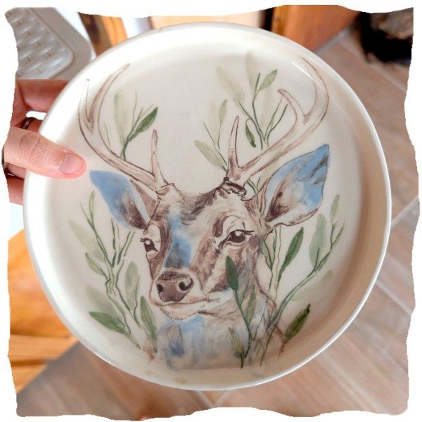 Producto - Plato ciervo en Bosque