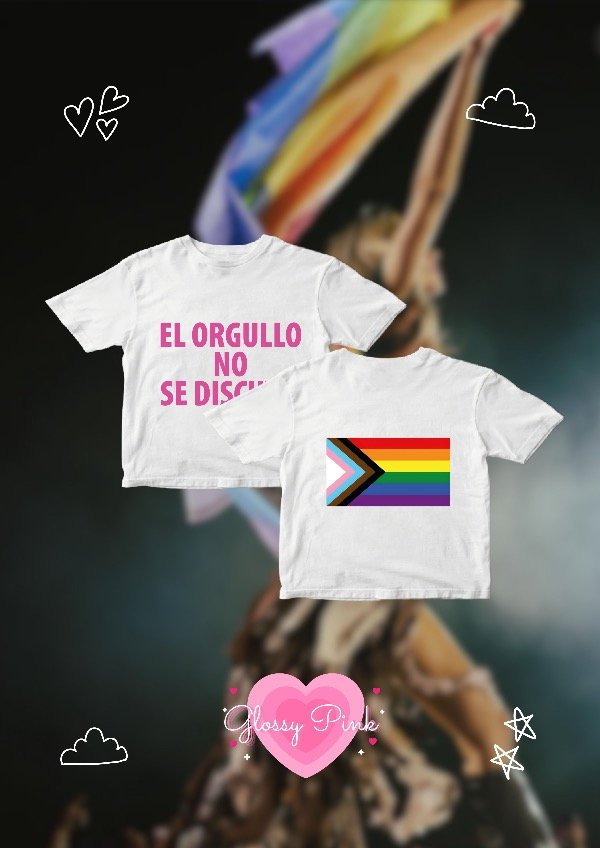 Producto - Baby Tee El Orgullo No Se Discute blanca - DTF