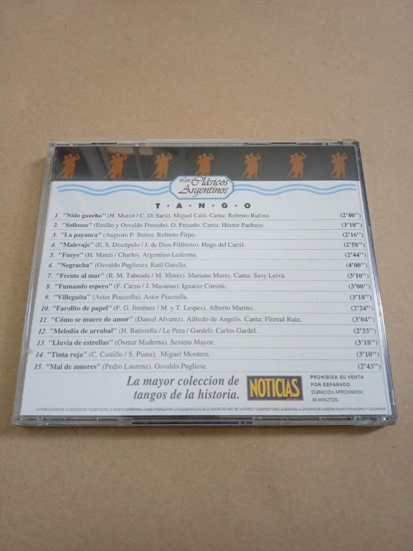 Producto - Los clásicos argentinos Tango #3 - Piazzolla - DDD 1996 - 1