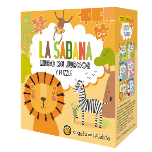 Producto - La sabana: libro de juegos y rompecabezas