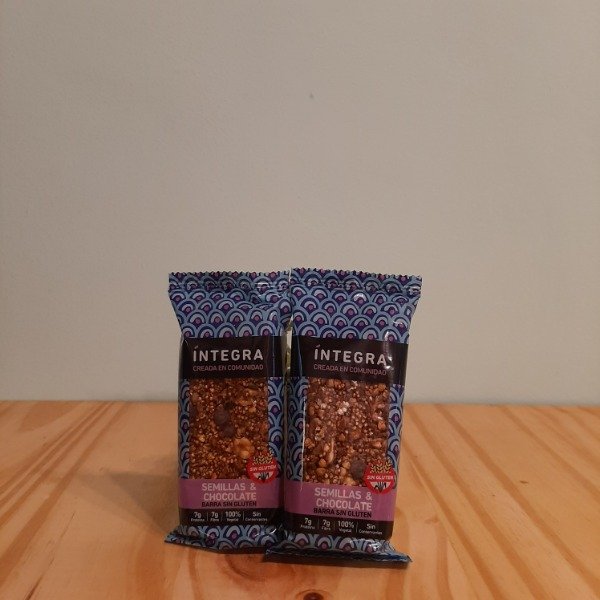 Producto - Barritas de cereal INTEGRA - Semillas y chocolate