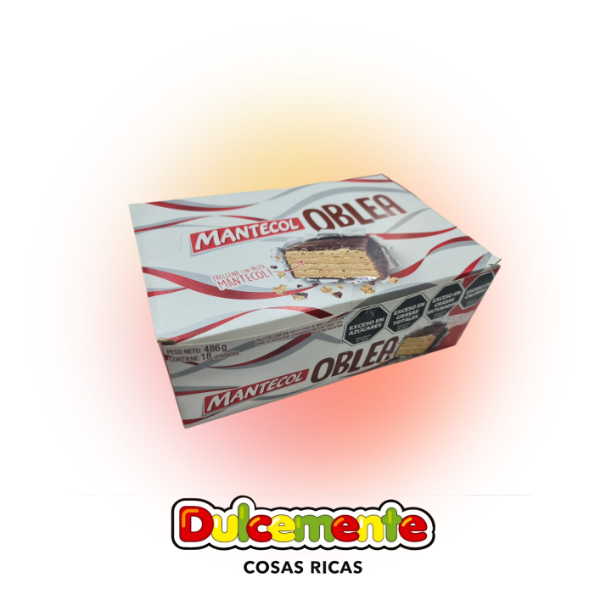 Producto - MANTECOL OBLEA BAÑADAS X 18 Unidades