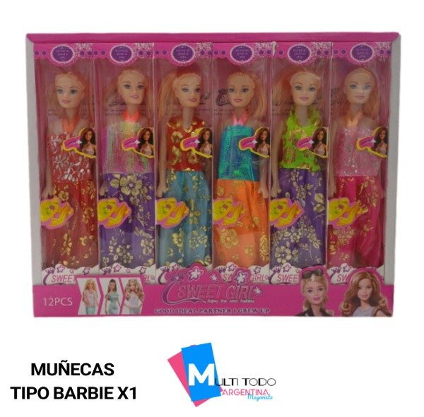 Producto - MUÑECA TIPO BARBIE X1