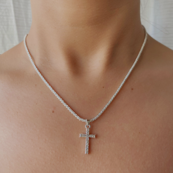 Producto - Collar Cruz con Strass