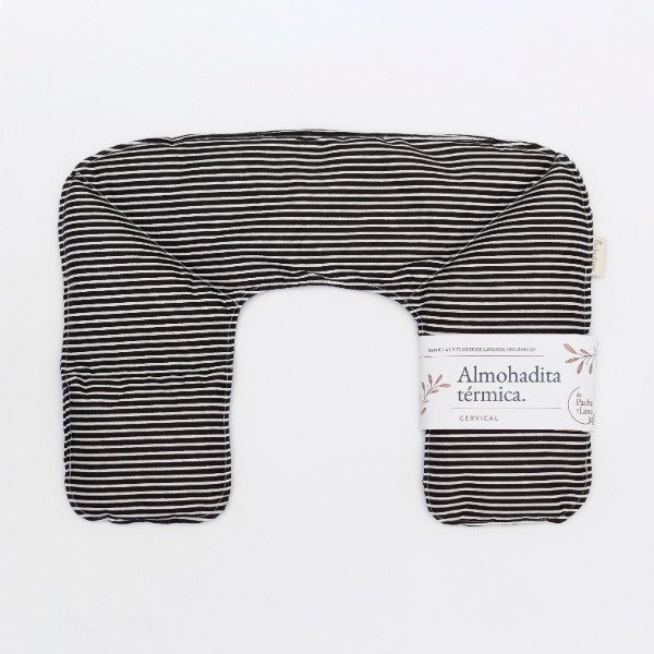 Producto - Almohadita Cervical Raya Negra