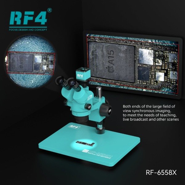 Producto - Microscopio Trinocular RF4 RF-6558x + Barlow 0.7X - 3